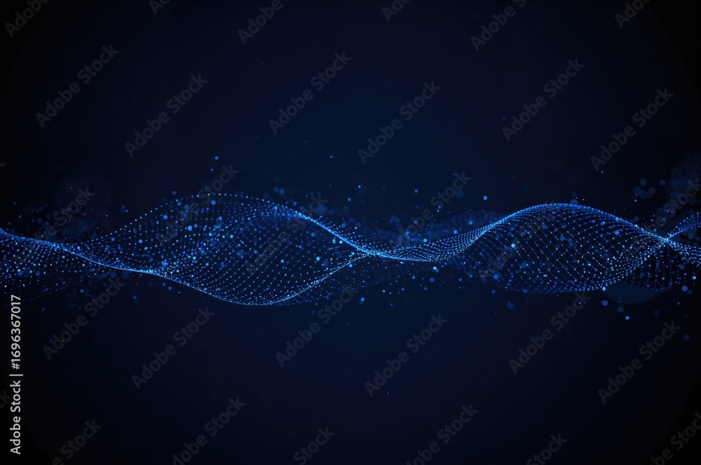 Poster abstract dark geometric network design. scientific backdrop with linked points and lines. data visua