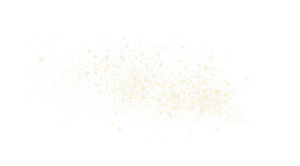 Golden dust sparkle effect, glitter particles, shiny festive light, glowing star trail, PNG Overlay transparent background. Perfect for holiday decorations, magical designs, celebration effects, party