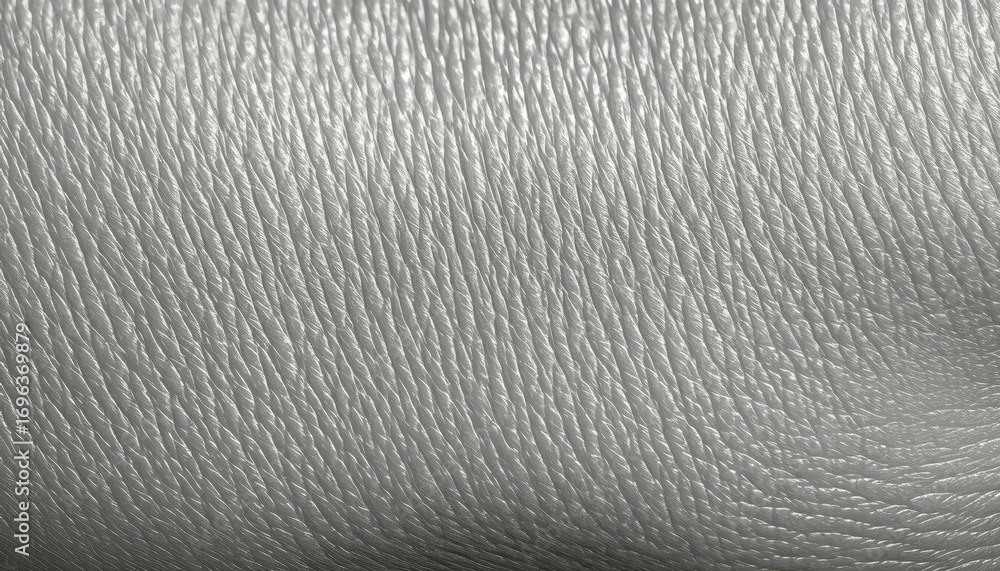 Poster smooth metallic elephant silver skin texture macro with soft natural light and flowing lines ideal f