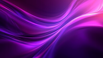 Fototapeta premium Abstract Bright Purple Shine Flowing Wave Design for Elegant Modern Artistic Background