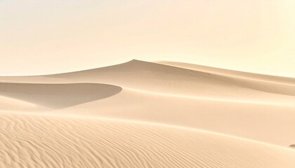 Soft desert dunes with warm sunlight and smooth sand textures