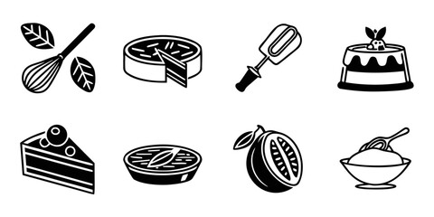 Baking and Dessert Icons Collection