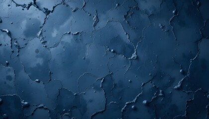 Beautiful Abstract Grunge Background – Decorative Navy Blue Dark Stucco Wall Texture for Elegant Artistic Design