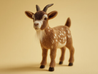 Fototapeta premium Domesticated British Alpine goat