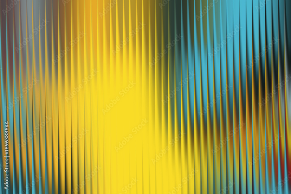 Poster abstract background with colorful vertical lines and blurred gradient effect