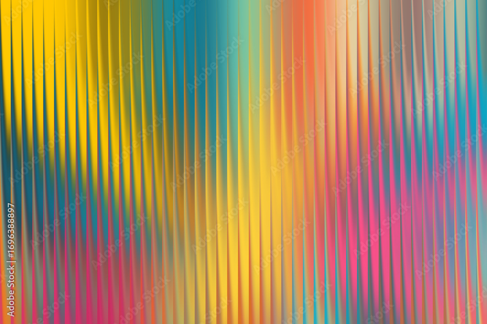 Poster abstract colorful background with vertical lines and blurred gradient effect