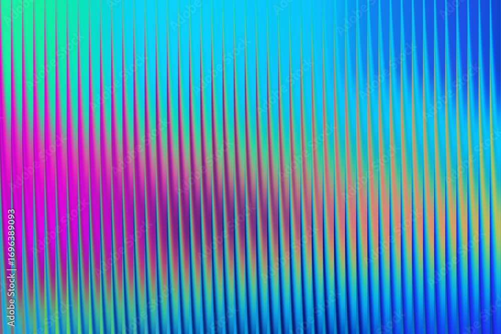 Aufkleber vibrant colorful gradient background with vertical lines and soft blur effect