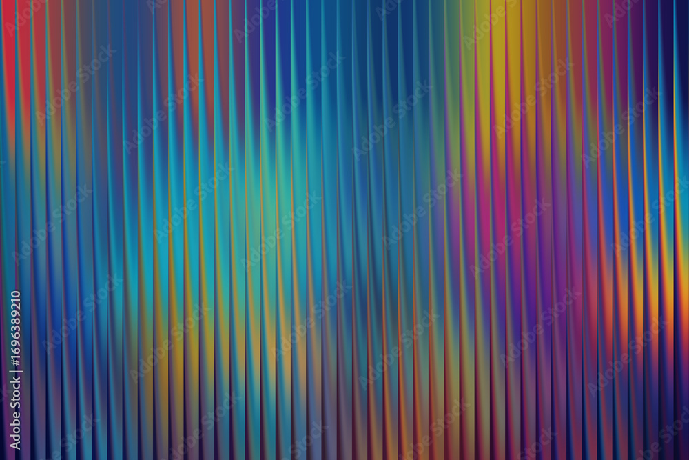 Poster vibrant colorful gradient background with vertical lines and blurred effect