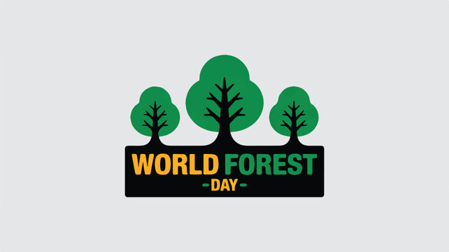 Celebrate World Forest Day A Minimalist Logo Design
