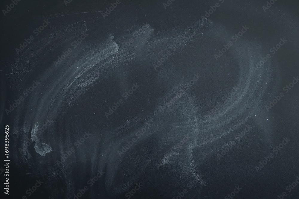 Poster wide chalkboard texture for classroom wall background with white chalk drawing area and grey gradien