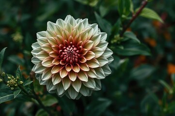 Floral bloom in heavenly radiance