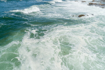 The immense and raw energy of a powerful ocean wave The Unstoppable Power of Nature