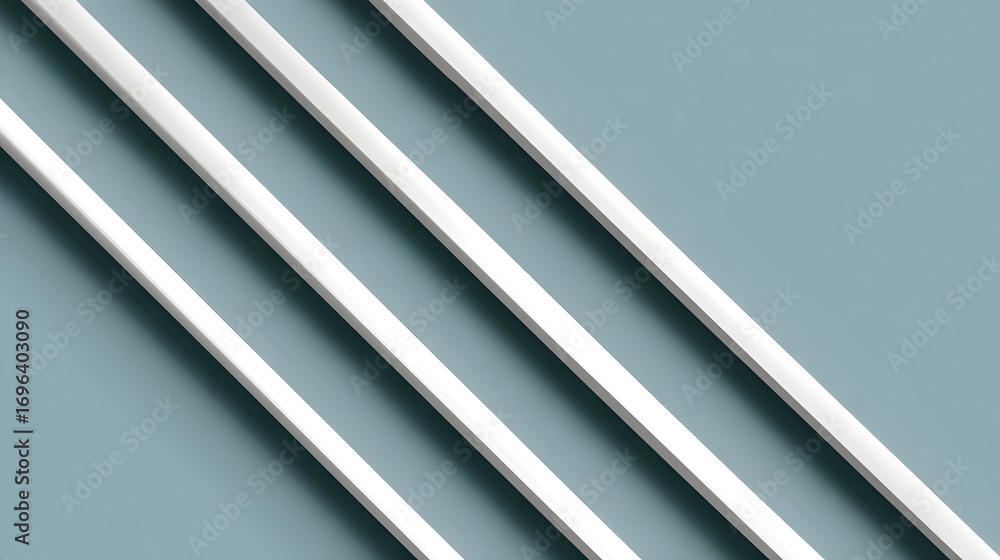 Poster elegant and contemporary abstract background with uniform diagonal white lines against a cool gray t