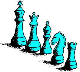 chess is looking at an opponent who doesn't exist