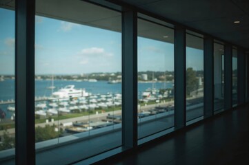 Fototapeta premium View of Waterfront from University Window