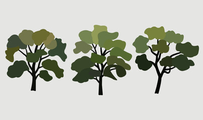 vector illustration of a tree