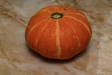 Pumpkin on the table