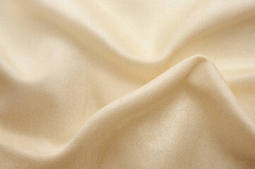 Wallpaper texture pattern of cotton silk fabric in soft pale cream beige tone