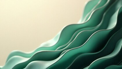 closeup of group wavy lines in light green color