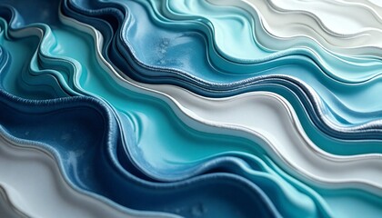 closeup of fabric with wavy pattern