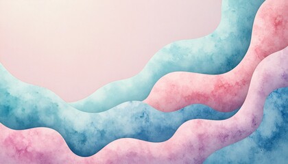 abstract background with wavy lines in different shades of pink