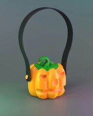 pumpkin on a black background