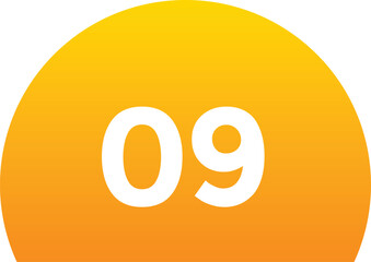 vector illustration of number style