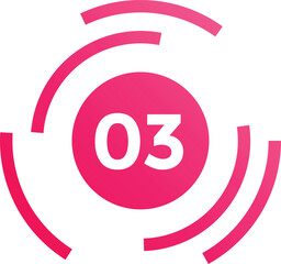 vector illustration of number style