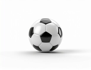 3D Render Soccer Ball. AI Generated