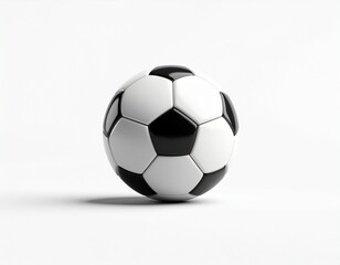 Fototapeta premium 3D Render Soccer Ball. AI Generated
