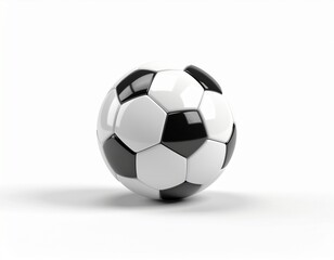 Fototapeta premium 3D Render Soccer Ball. AI Generated