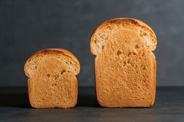 Comparison of reduced-size bread loaf sales illustrating shrinkflation and food price increases.
