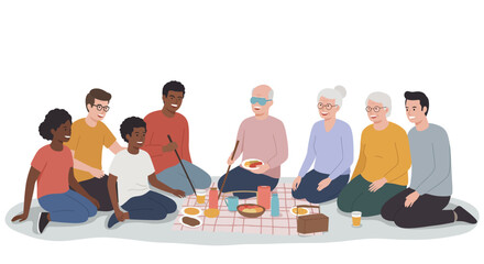 Fostering Belonging: Joyful Community Gathering Illustrates Strong Bonds and Inclusive Connections for Social Impact Initiatives