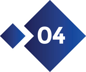 vector illustration of number style