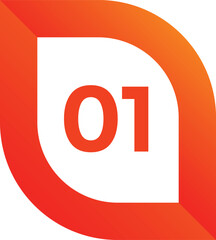 vector illustration of number style