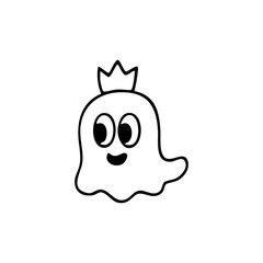 Simple, outlined, light-green colored avatar icon of a person