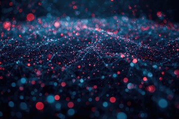 Data distribution and network visualization in a technological 3D environment