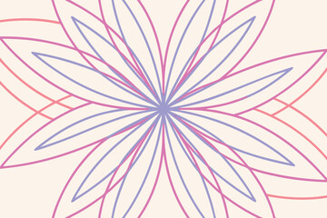 Abstract Floral Pattern in Pastel Colors Gentle Graphic Design for Backgrounds and Creative Projects Delicate and Modern