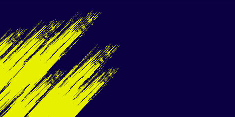 Yellow halftone on blue background. Vector dotted sparkles or halftone shine pattern texture Pop Art Style Background.