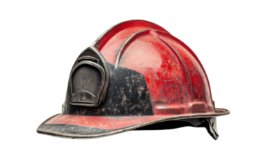 Firefighter Helmet on white background,png