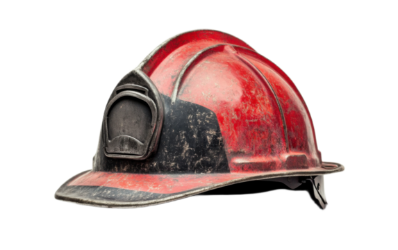 Firefighter Helmet on white background,png