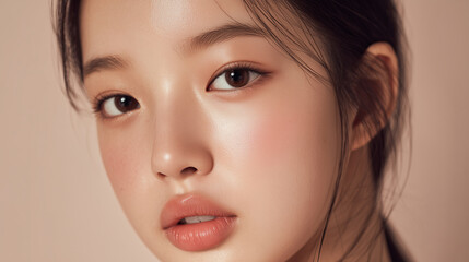 Fototapeta premium Kpop Inspired Portrait Of Young Korean Model
