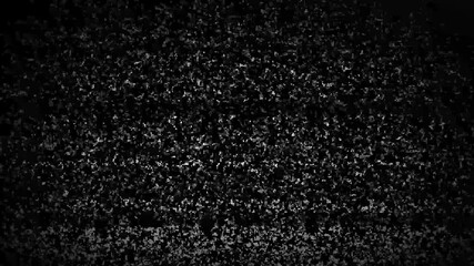 Black and white static noise screen with horizontal white bar glitch effect abstract background texture - Powered by Adobe