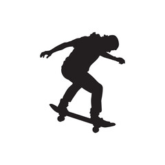 Fototapeta premium Skateboarding Vector (4).eps