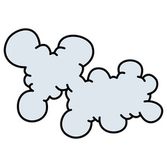 vector illustration of a cloud