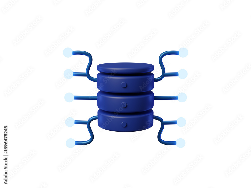 Aufkleber technology and could icon isolated on transparent background, cloud services, server, cyber security