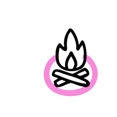 Cute cartoon bear wearing a party hat with polka dots