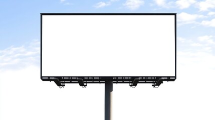 Obraz premium Blank billboard against sky with copy space
