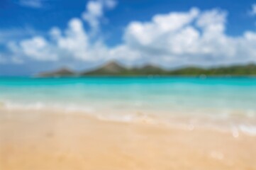 Obraz premium Soft Focus on a Stunning Shoreline