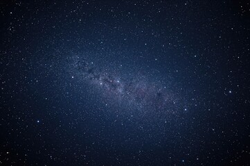 Fototapeta premium Starry space backdrop illustrating a nocturnal sky